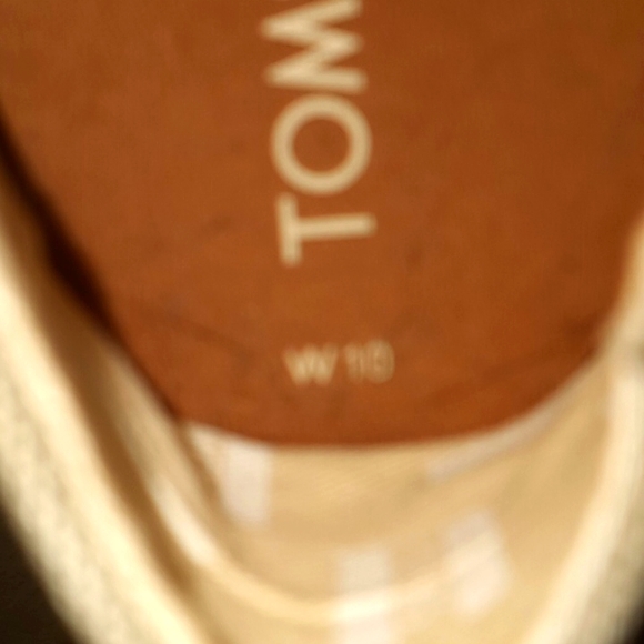 Toms Gray  Canvas Slip on Shoes - Picture 14 of 15